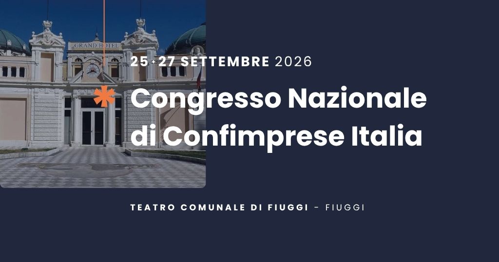 Fondo Conoscenza al Congresso Nazionale di Confimprese Italia fiuggi settembre sito